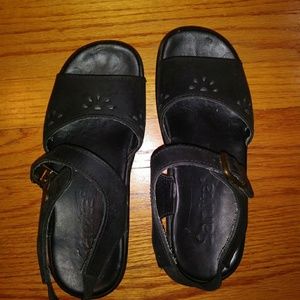 vintage, leather sandals